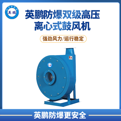 英鹏防爆双级高压离心式鼓风机 &nbsp;&nbsp;&nbsp;2JZ型 &nbsp;&nbsp;仓库化工