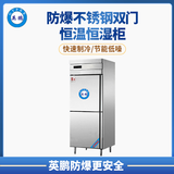 河源市纸浆造纸厂500L防爆不锈钢双门恒温恒湿柜